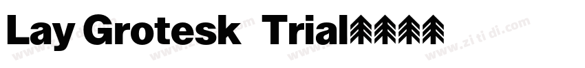 Lay Grotesk   Trial字体转换
